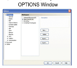 DRAW! Options Window